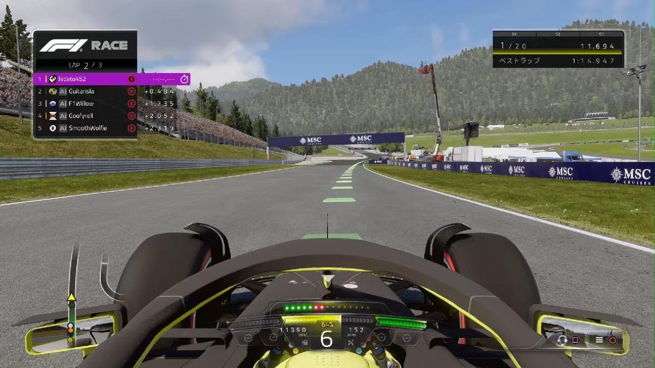 F1 23_評価の高いF1 23はじめてみた。