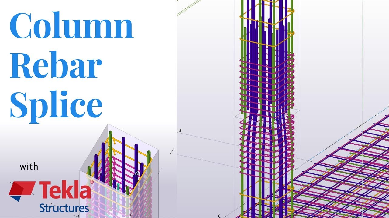 Column Splice joint in Tekla Structure | Column Reinforcement in Tekla Structure