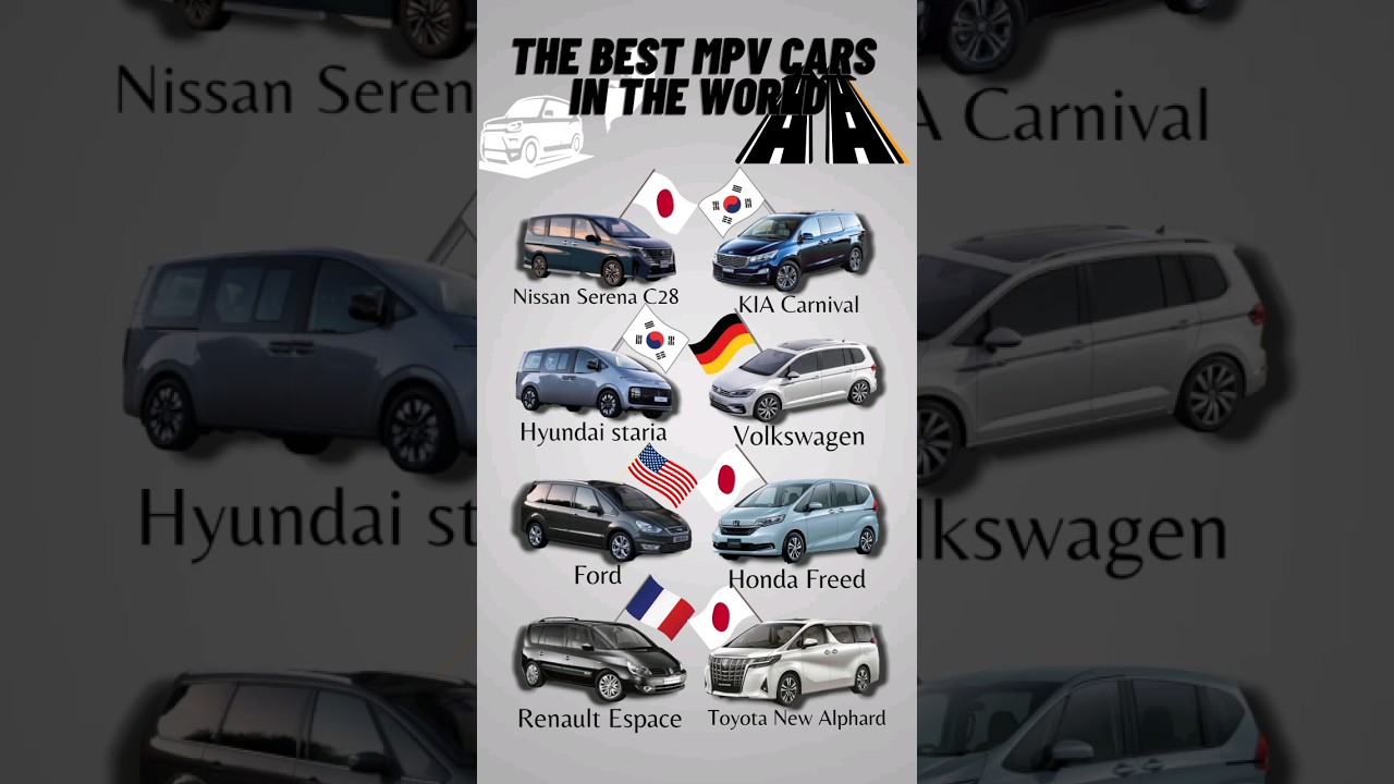 The Best MPV Cars In The World | #shorts