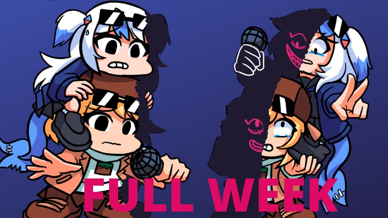 FRIDAY NIGHT FUNKIN' holofunk amesame vs EVIL BOYFRIEN FINAL!