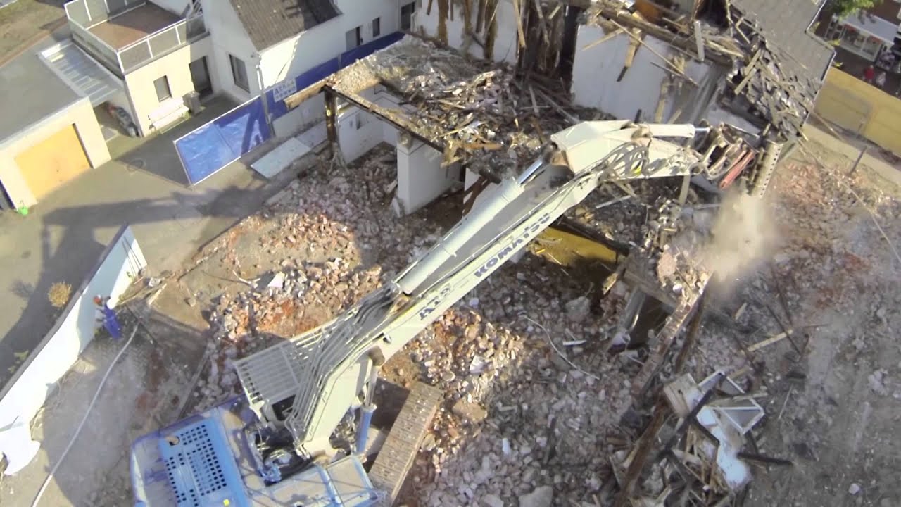 Drohnenflug: Neubau Pressehaus Rotenburg