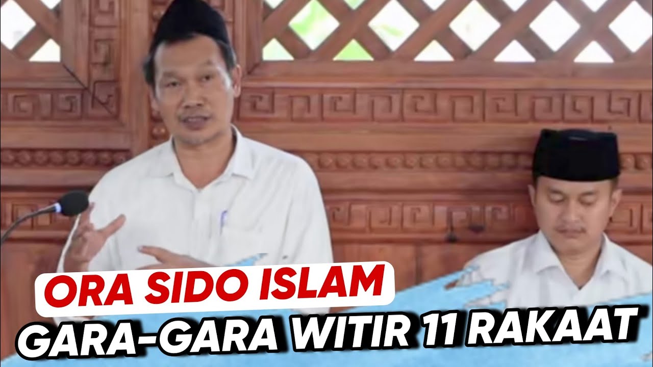 GUS BAHA GARA GARA SHOLAT WITIR 11 RAKAAT ‼️ ORA SIDO ISLAM