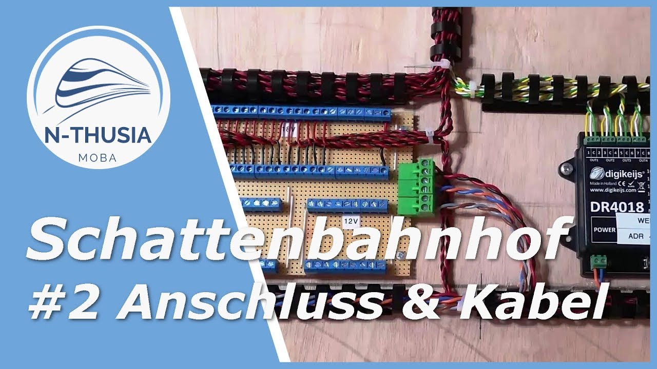 Schattenbahnhof – Anschluss, Verkabeln, Inbetriebnahme | Schreibtisch Modellbahn Spur N