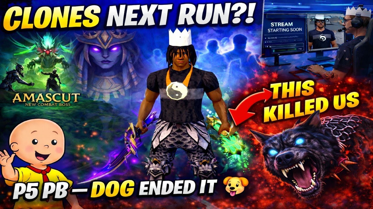 WE WERE ONE MECHANIC AWAY… P5 PB at 4K Amascut — Clones Almost REVEALED | RS3 PvM