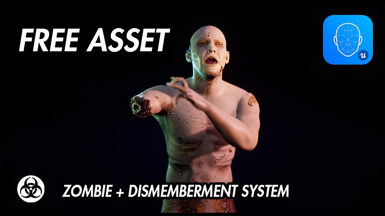 FREE UNREAL ENGINE ASSET Zombie Lite Dismemberment System.