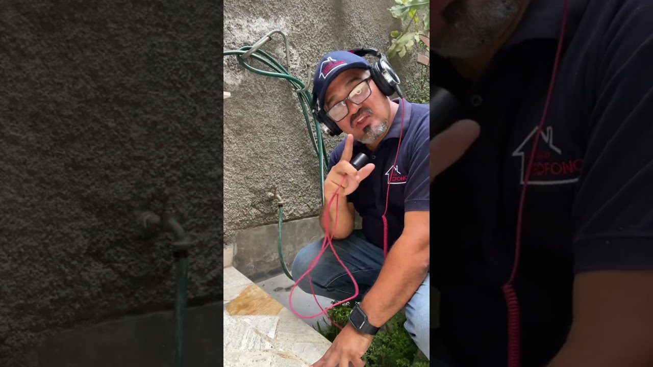 DETECCION DE FUGAS DE AGUA CON MINI GEOFONO