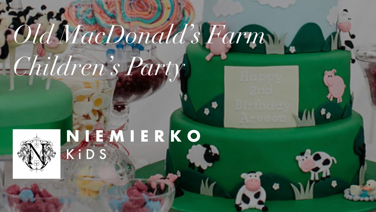 Old MacDonald Farm Childrens Birthday Party by Niemierko Kids