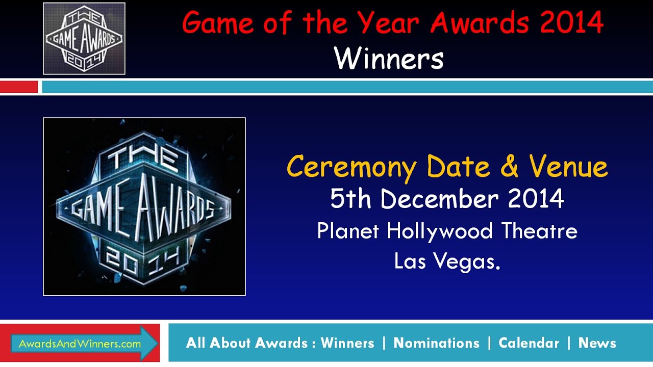 Game of The Year Winners 2014