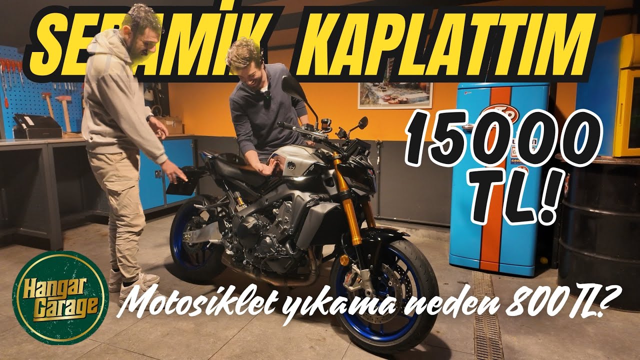 Yamaha MT09 SP Motosikletimi 15.000 TL’ye Seramik Kaplattım! | Fiyat Yüksek mi?