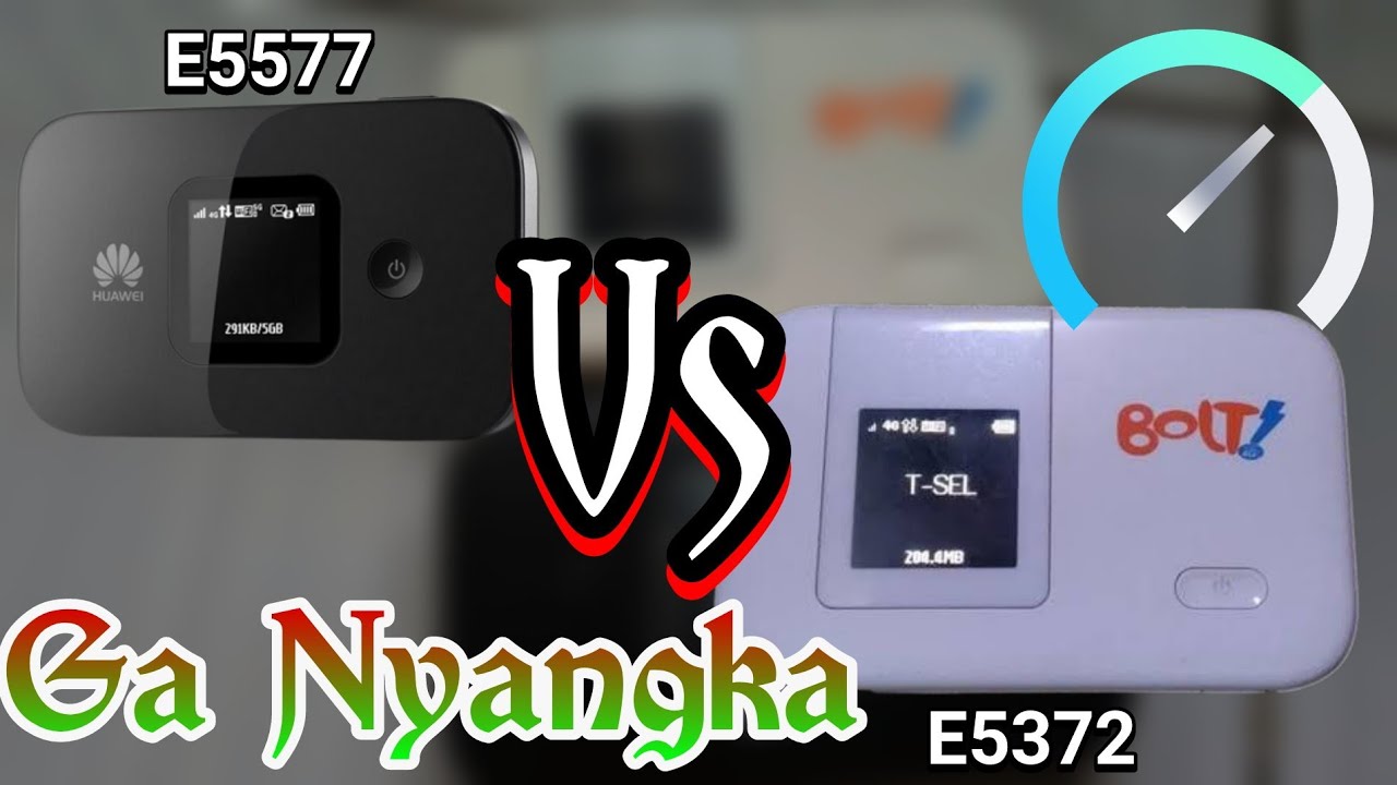 Speed Test - Huawei E5372 vs Huawei E5577...  Ternyata yang paling kencang adalah????