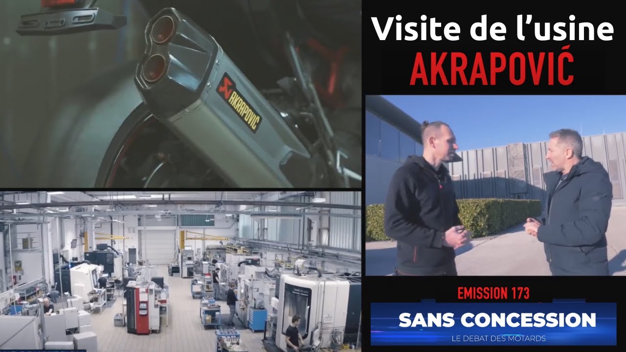 Emission 173 : Visite exceptionnelle de l'usine Akrapovic en Slovénie