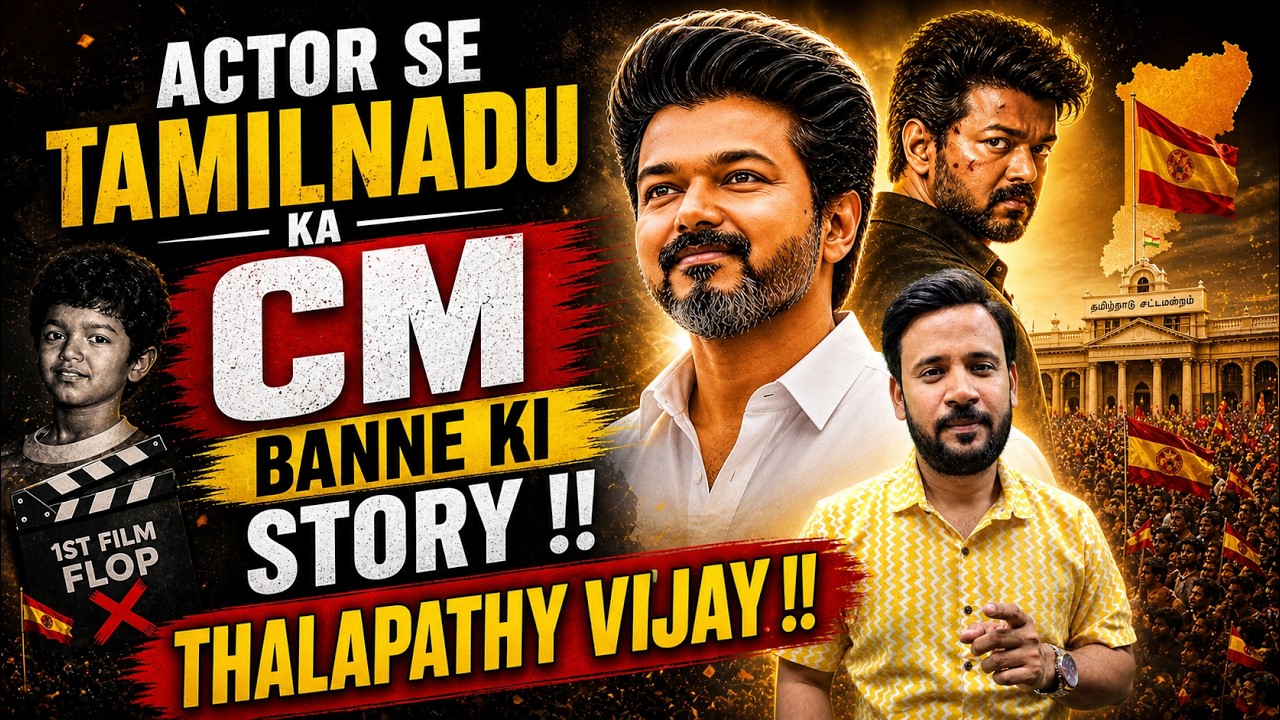 Thalapathy Vijay Life Story | Actor से Tamil Nadu का CM? Thalapathy Vijay की पूरी कहानी | Duniyadari