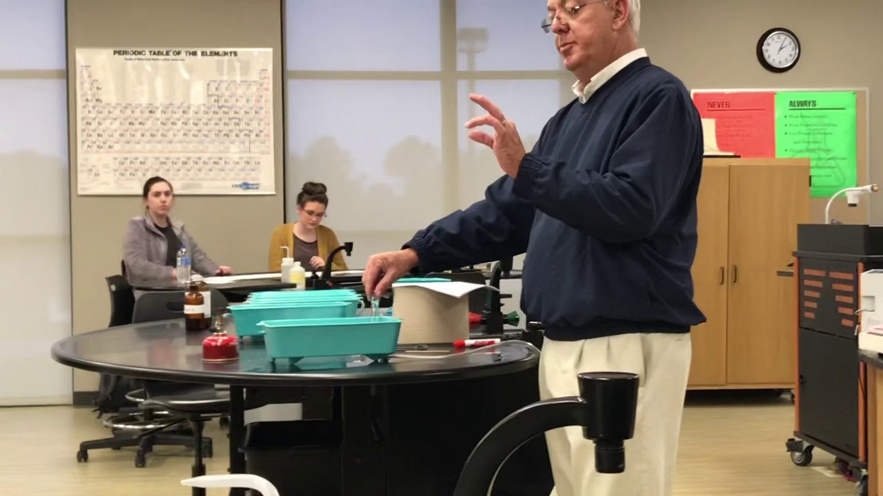 Burning methane gas in organic chemistry 2/21/19