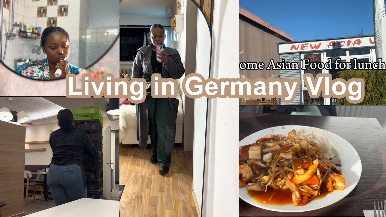 DAYS IN MY LIFE IN GERMANY/ LIVING IN GERMANY Diary| Work,cooking| Omos-jee