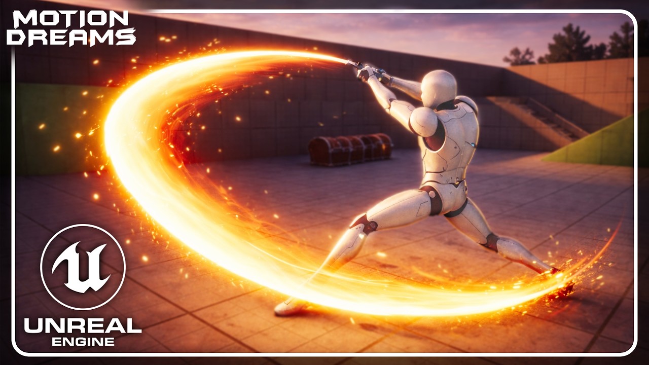 Эффект следа от оружия в Unreal Engine Niagara