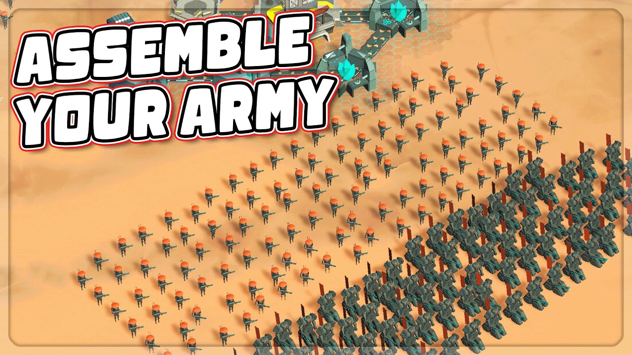I ASSEMBLE My Army To Battle ENDLESS Alien Bugs in Warfactory