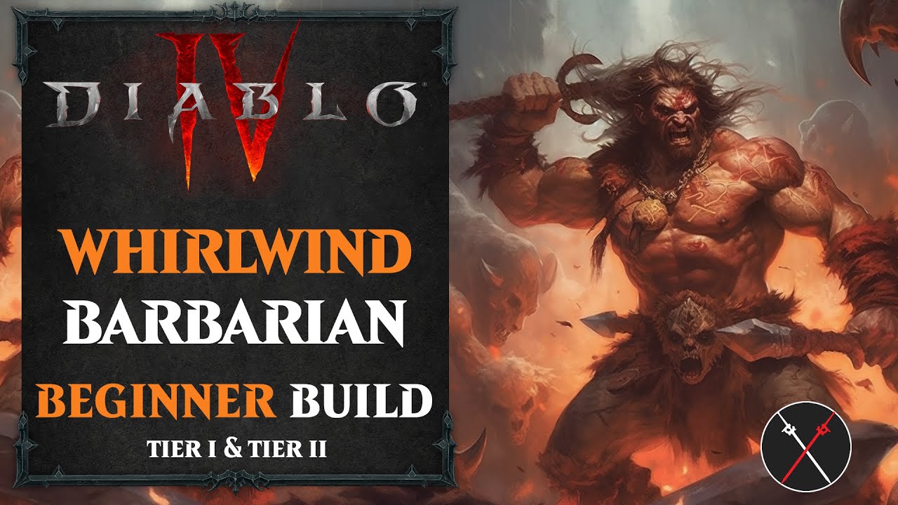 Diablo 4 Barbarian Build - Whirlwind Barbarian Leveling Build