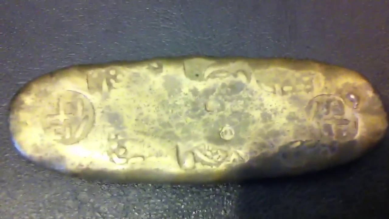 Antique Japanese Silver Chogin Ingots AKA Samurai Money!