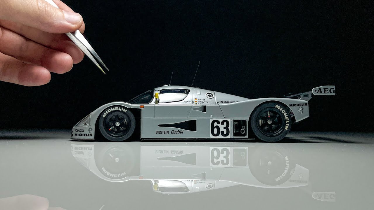 [Full Build] Building a 1/24 scale model of the Sauber-Mercedes C9 - Tamiya
