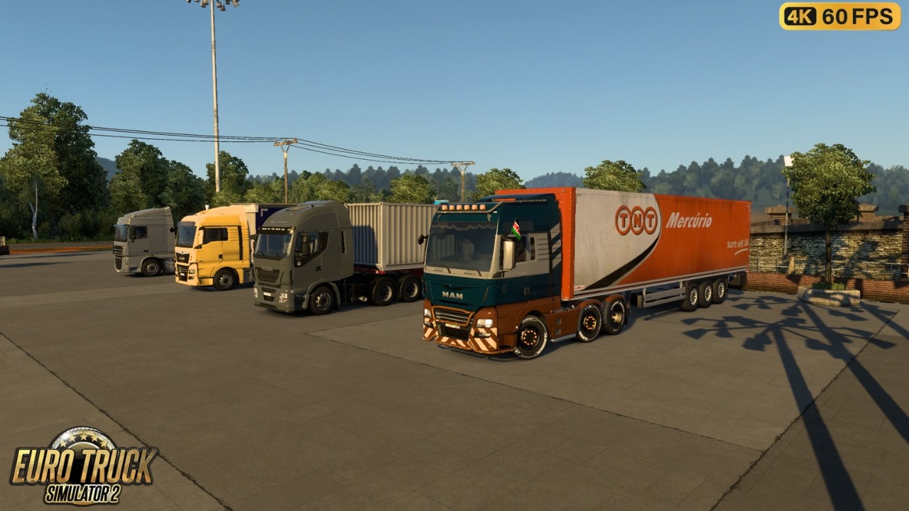 MAN TGX Cruising Through Mountains & Forests 🌄🌲🚛#ets2
