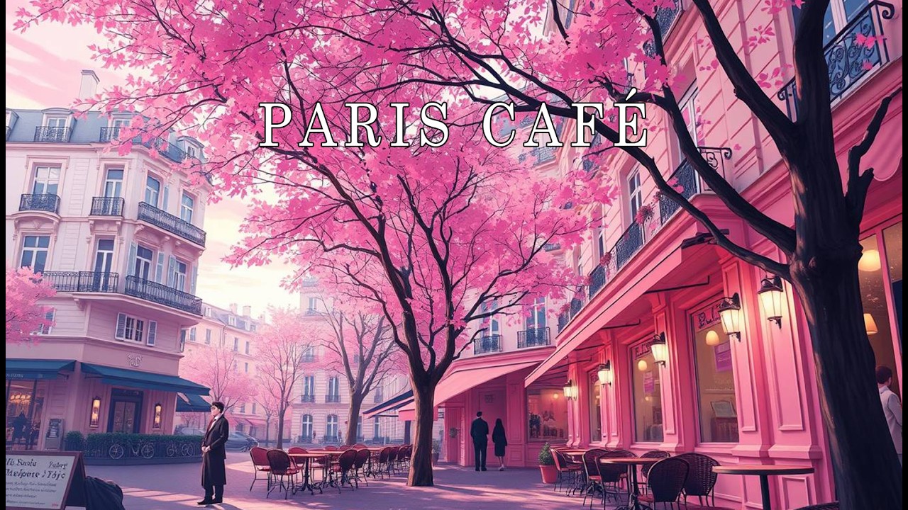 Romantic Paris Café Instrumental Music for Valentine 💗 | Chill, Relax & Calm Jazz