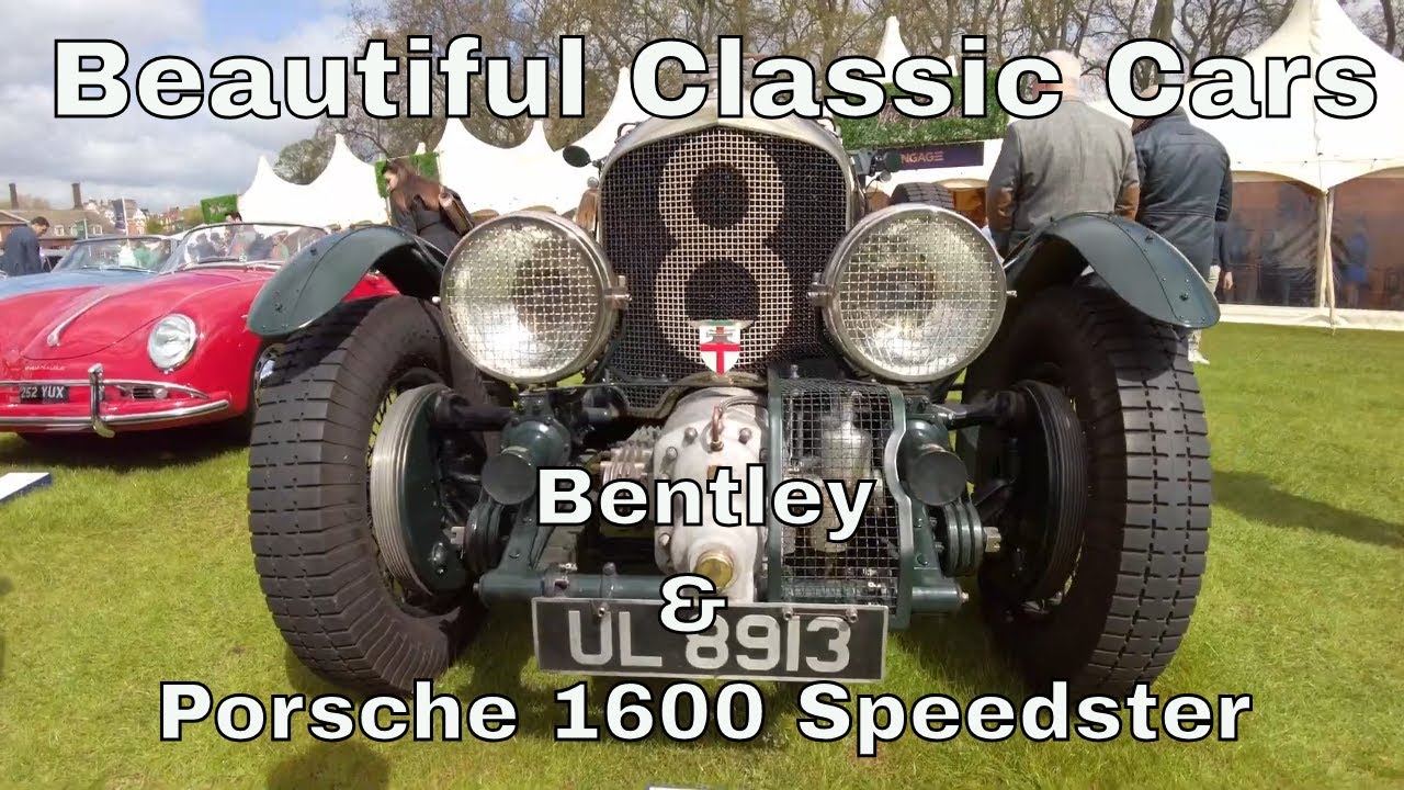 A Classic Bentley and Porsche 1600 Speedster