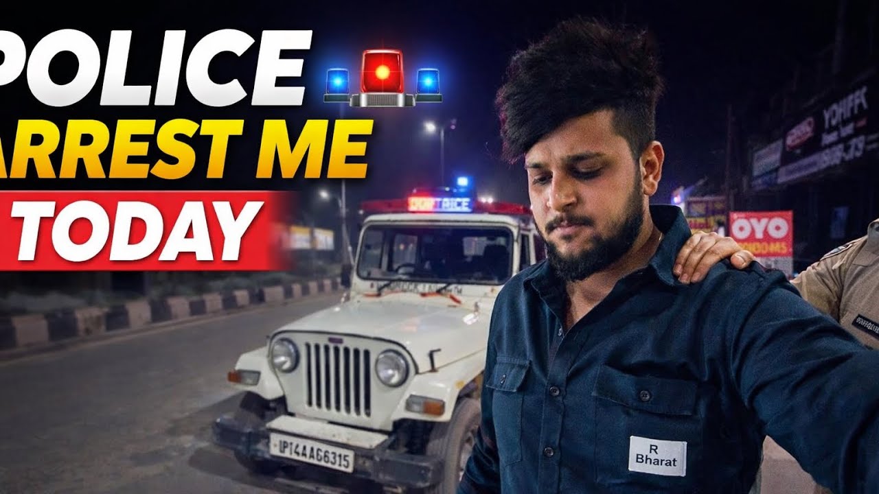 Aaj to gaya police arrest me 🥺￼#vlog #police #family 