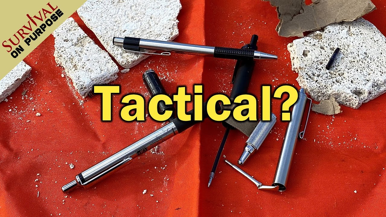 Budget Tactical Pens - Zebra Pens Torture Test