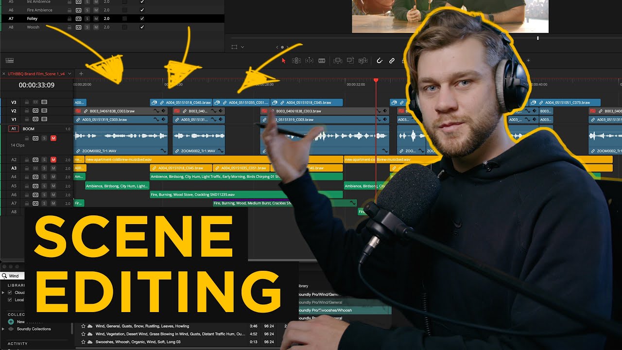 Documentary Scene Editing | Breaking Down B-Roll & A-Roll | Music & Sound Design