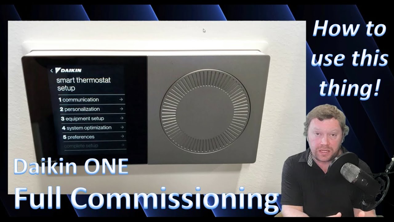 Daikin One Smart Thermostat | Full Commissioning & User Controls | Daikin One Ep.4 (1-8-2021)