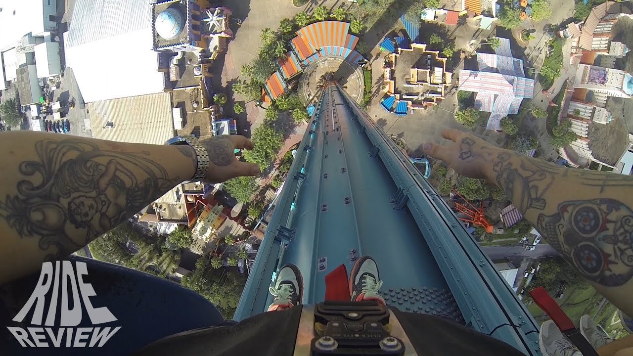 Falcon's Fury - POV - Busch Gardens Tampa (Onride/Offride)