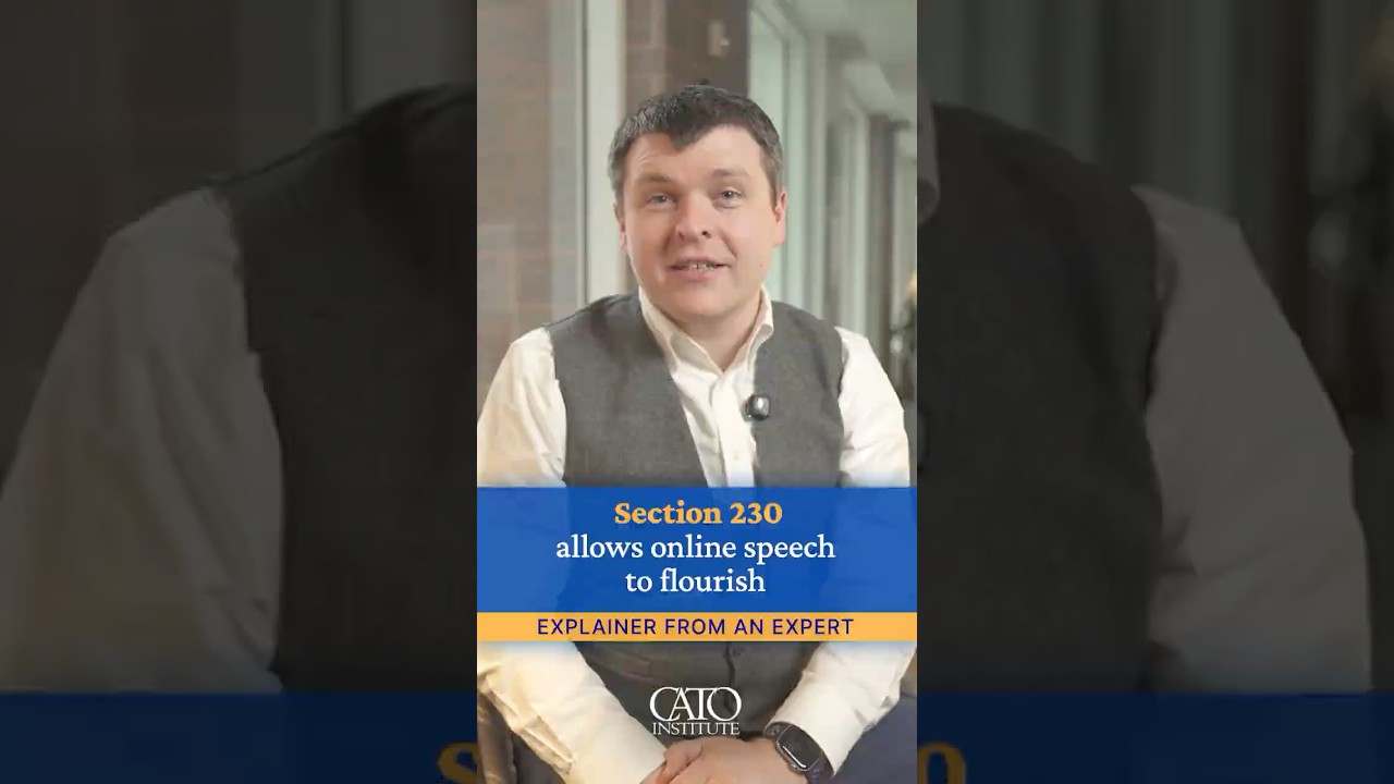 Section 230 allows online speech to flourish: explainer from an expert #shorts