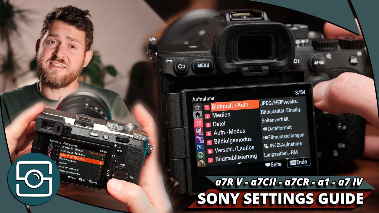 DIESE SETTINGS BRAUCHST DU AN DEINER SONY! (a7RV,a7CII,a7CR,a7IV,a1 uvm.)