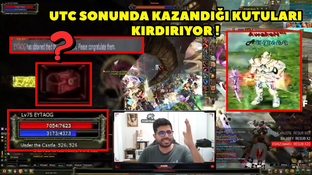 AOGofficial - 75 Level Charı ile Hayatında İlk Defa UTC Etkinliğine Giriyor :D ! Knight Online