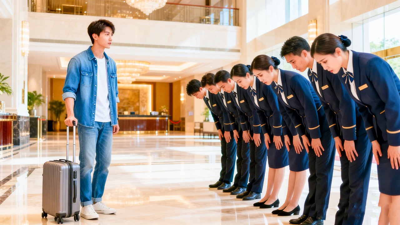 会長が客に偽装しホテル査察、店員に嫌がらせ、正体が明かされ一同驚愕！