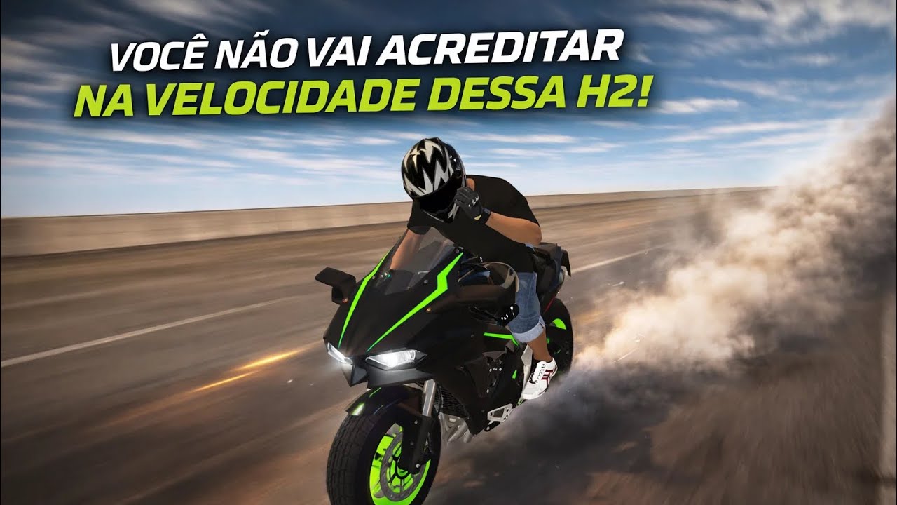 H2 NO LIMITE! 😱 TESTE DE VELOCIDADE INSANO!!