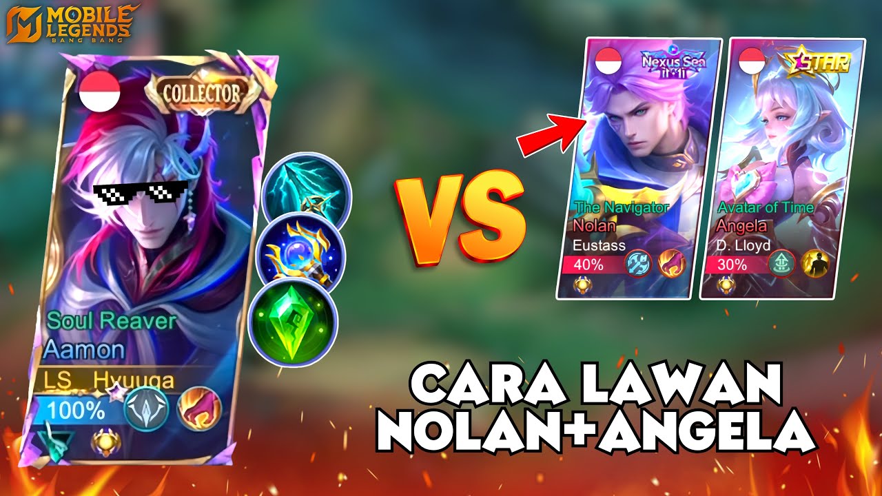 AAMON VS NOLAN+ANGELA! PERTARUNGAN SENGIT🔥