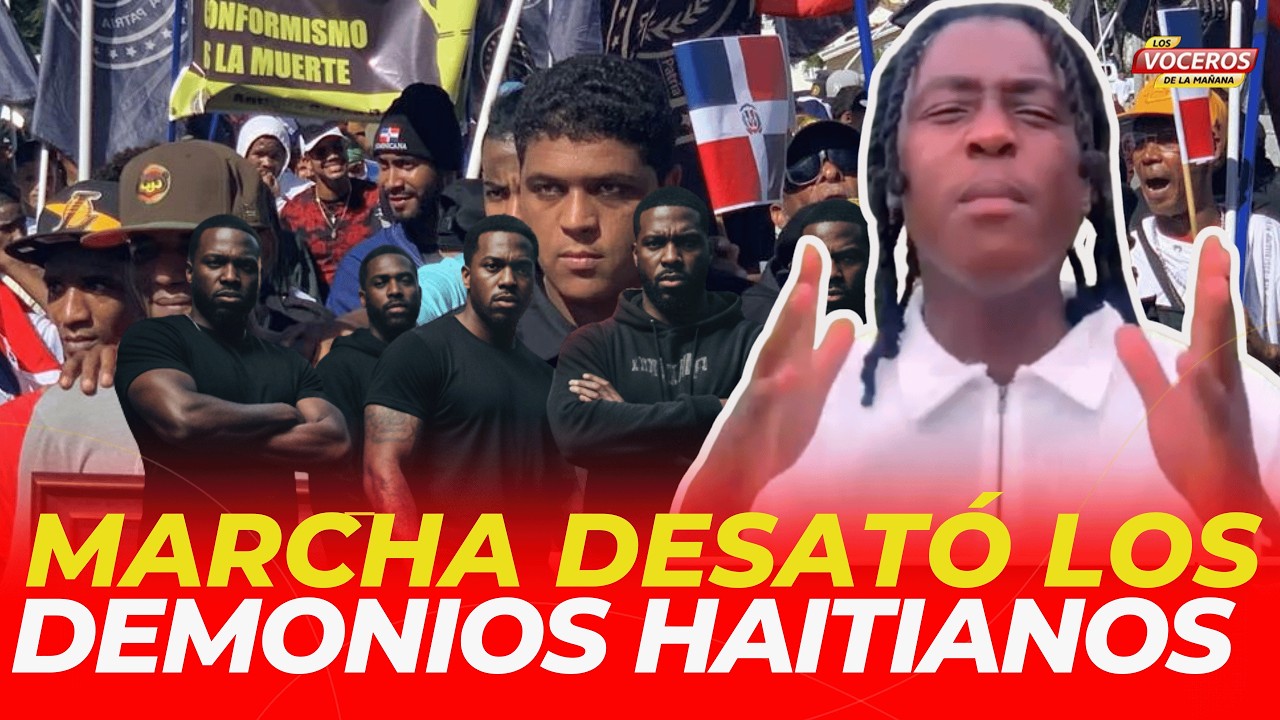 MARCHA A LOS MINAS DESATÓ LOS DEMONIOS HAITIANOS