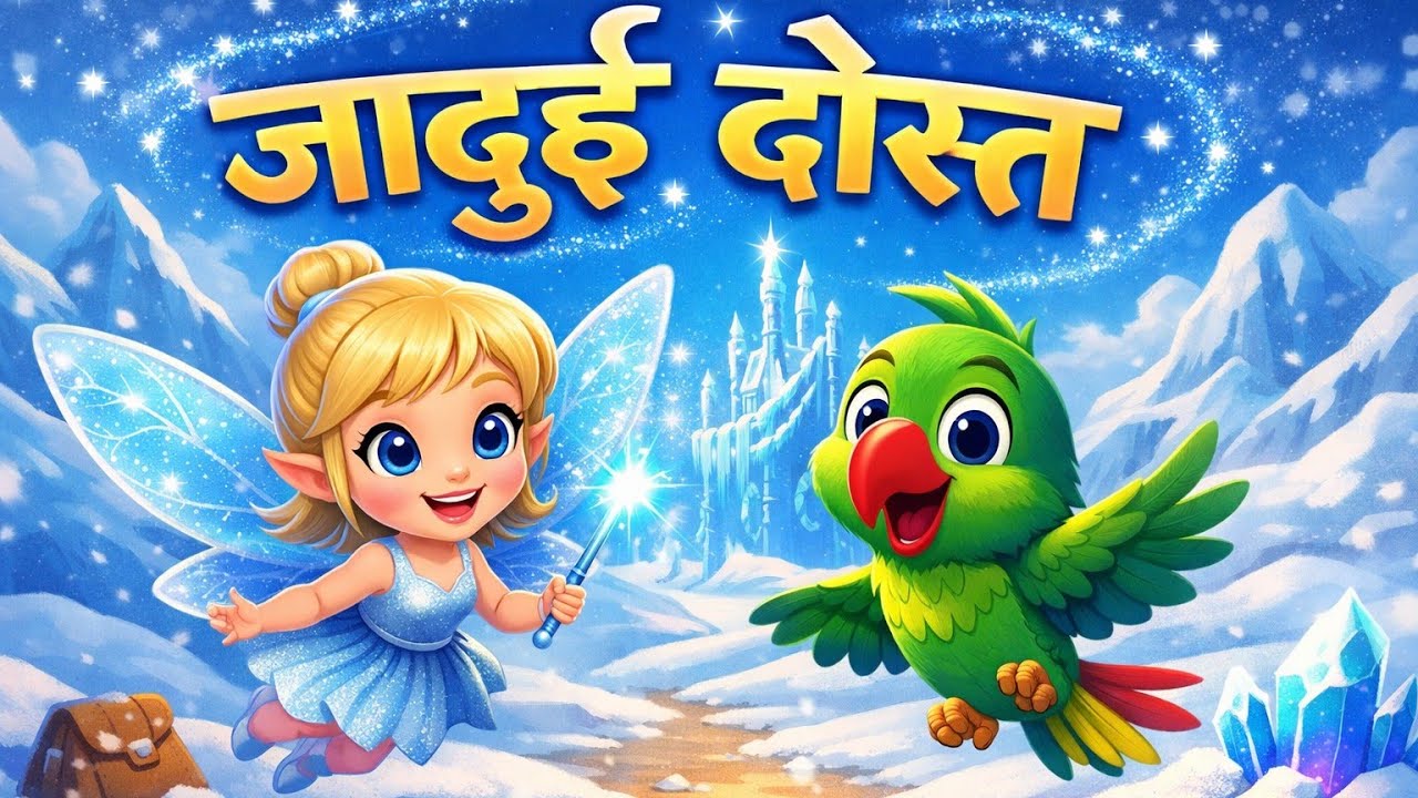 जादुई परी और तोते का सफ़र || Parrot Story || Pari ki Kahani || Burf Ki Kahani