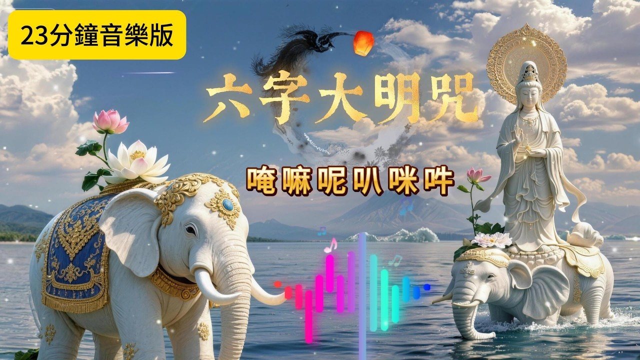 六字大明咒 23分鐘 音樂版  宇宙最強能量補給  常誦此咒能衣食無缺，讓你的財庫像裝了吸鐵石，吸引正財。