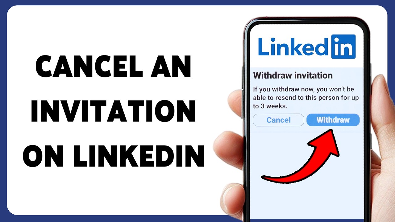 Как отменить приглашение в LinkedIn | Как отозвать отправленное приглашение в LinkedIn с телефона...