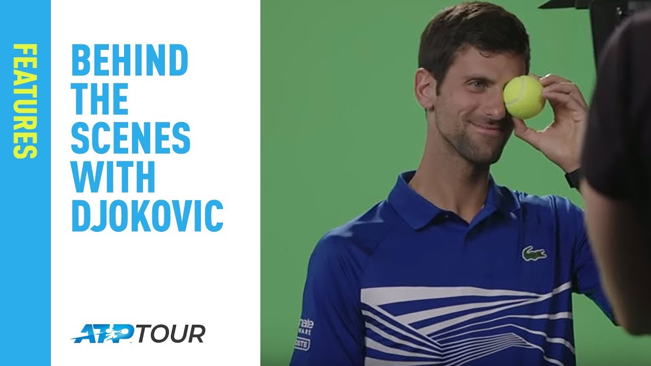 Behind the Scenes of the ATP Shoot with Novak Djokovic