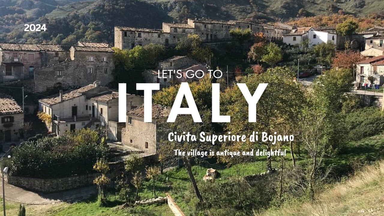 Civita Superiore di Bojano, Driving to a village that is antique and delightful