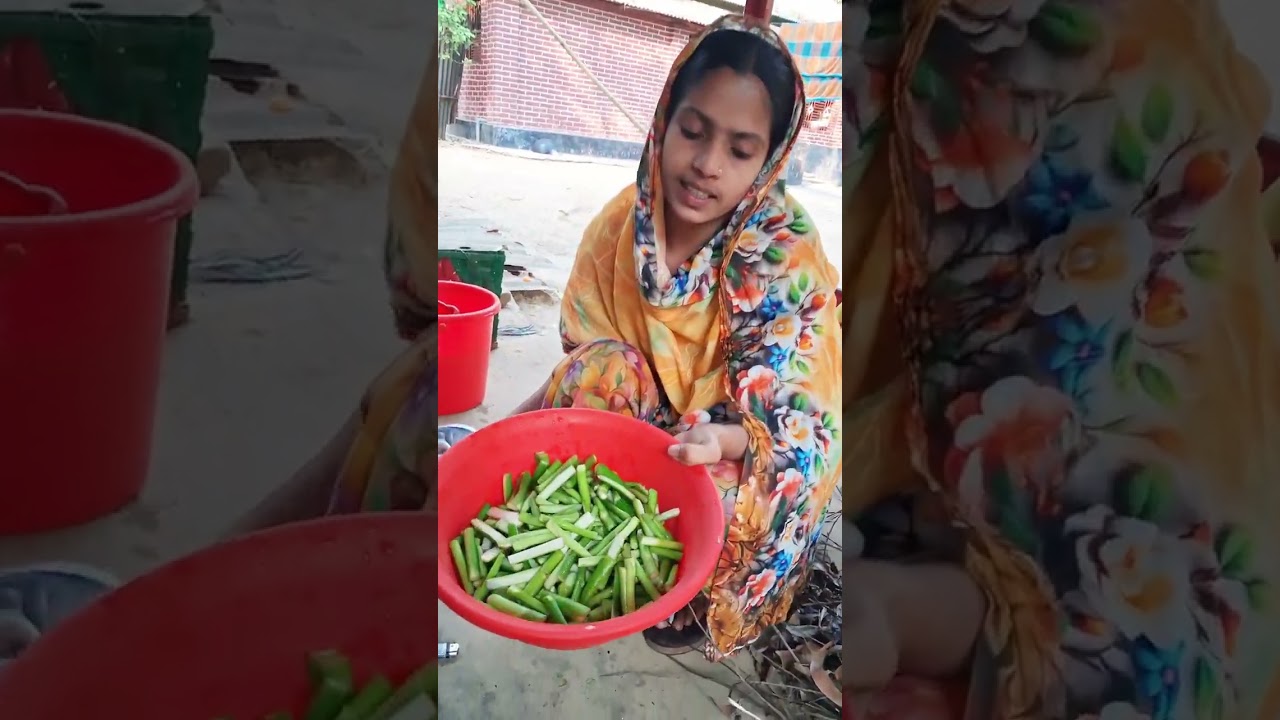 এই বছরের প্রথম লতি দিয়ে মাছ রান্না করলাম #short #video #cooking #