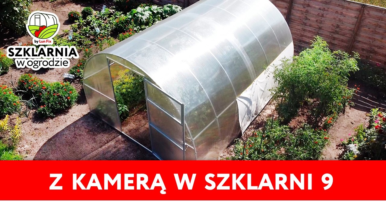 Szklarnia z poliwęglanu Lun Fix na działce  - opinia użytkownika. Uprawa pomidorów!