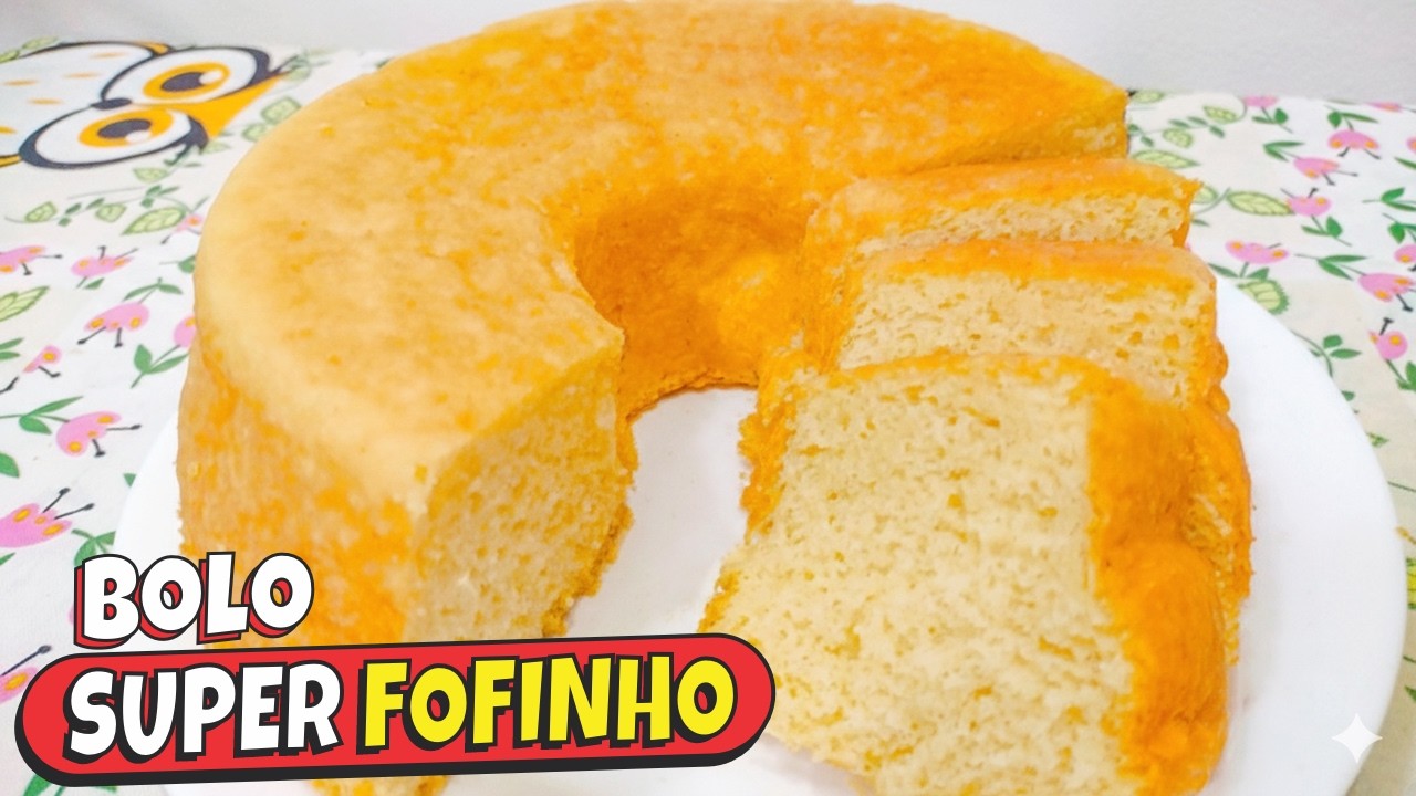 SUPER FOFINHO❗😍 BOLO PÃO DE LÓ DE LEITE QUENTE FÁCIL DE FAZER E FICA DELICIOSO!