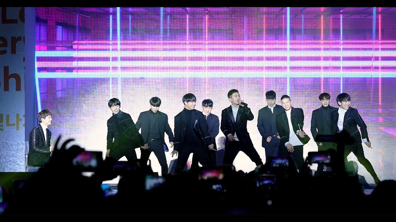 180113 성재때문에 웃음 터진 비투비 멤버들 MOVIE - BTOB [서울 성화 봉송 축하행사] 4K 직캠 by 비몽