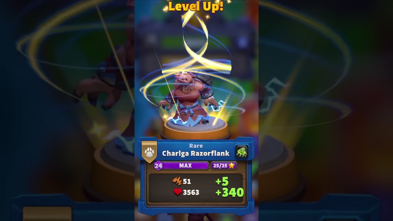 Charlga Razorflank - Level Up - Warcraft Rumble