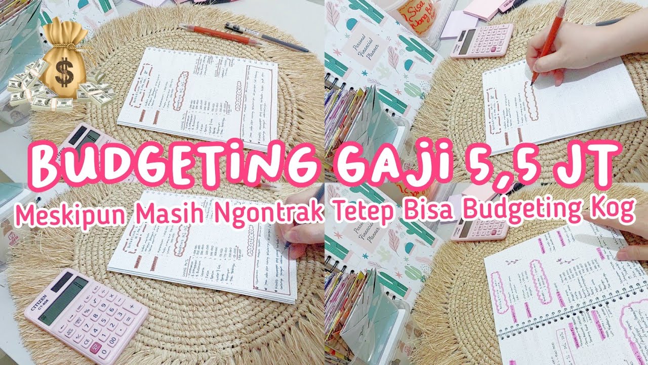 BUDEGTING GAJI 5,5 JUTA. BUDGET PLANNER. MENGATUR KEUANGAN RUMAH TANGGA