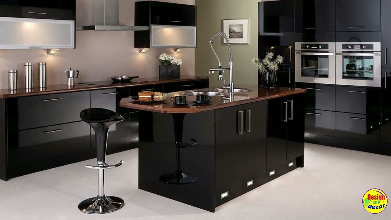 Top 100 kitchen interior ideas | Black kitchen - bold design ideas.